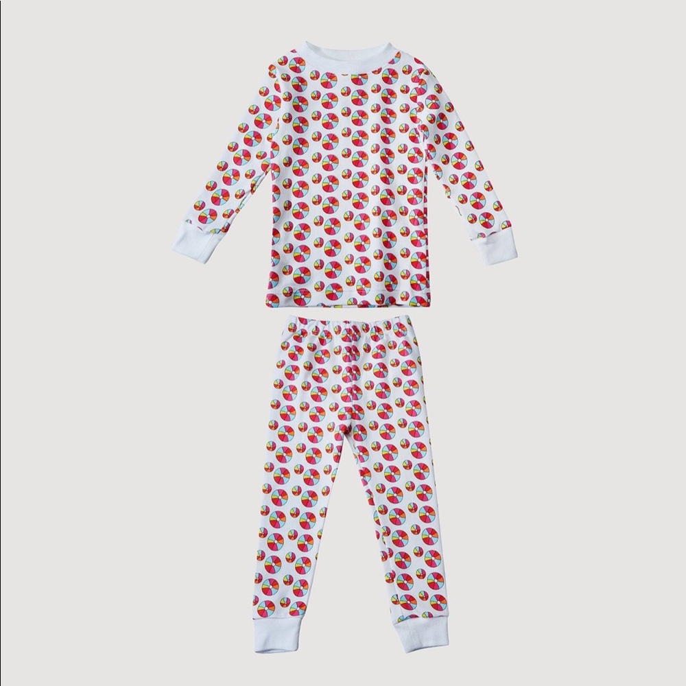 Giggle Rainbow beach ball pajama-set